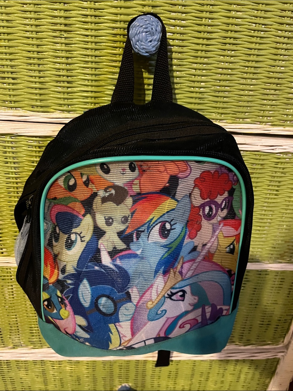 My Little Pony Black and Teal Kids Carrier Backpack
